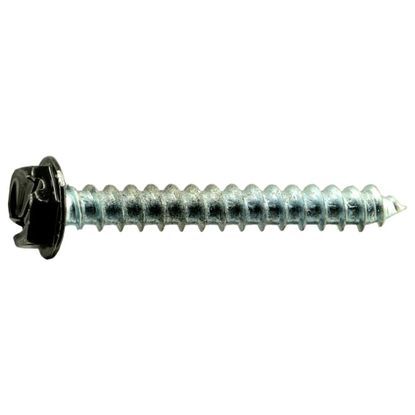 Midwest Fastener Sheet Metal Screw, #10 x 1-1/2 in, Painted Steel Hex Head Slotted Drive, 20 PK 37953 - main